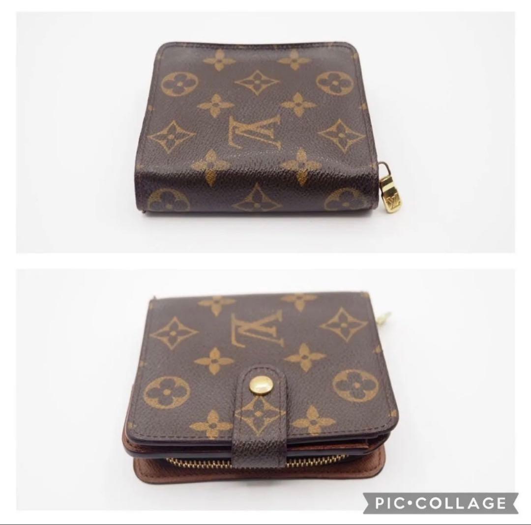 【セール✨】良品 ルイヴィトン モノグラム コンパクトジップ コンパクト財布