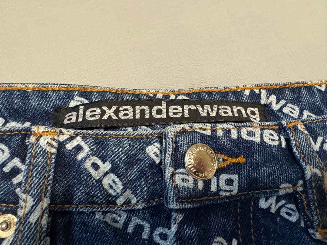 ✨alexander wang Bite ロゴ ハイライズ ショートパンツ✨