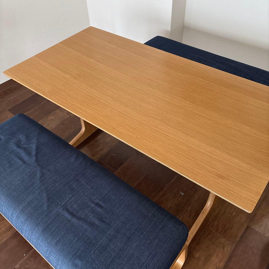 【送料込み】無印②リビングでもダイニングでも使えるベンチ