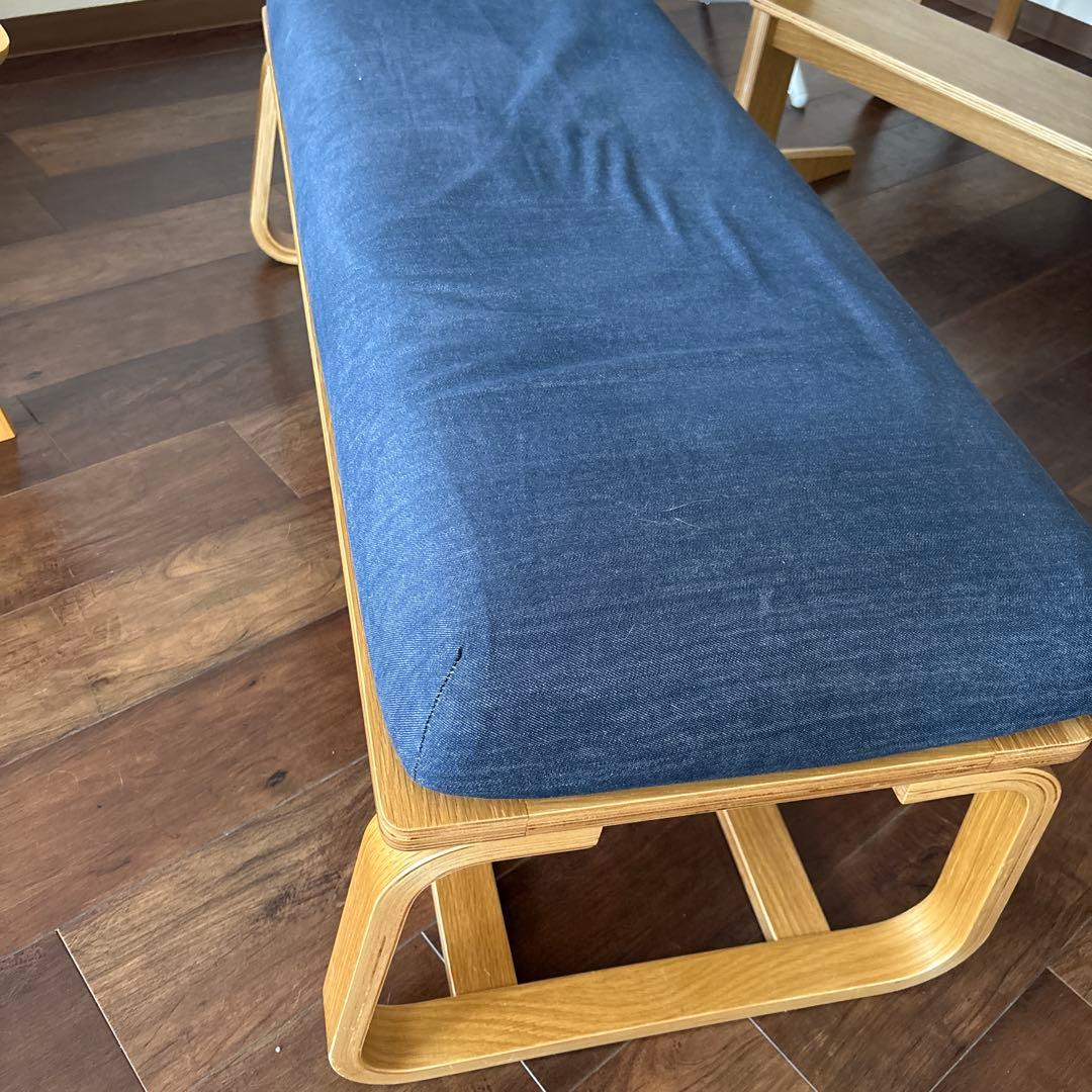 【送料込み】無印②リビングでもダイニングでも使えるベンチ