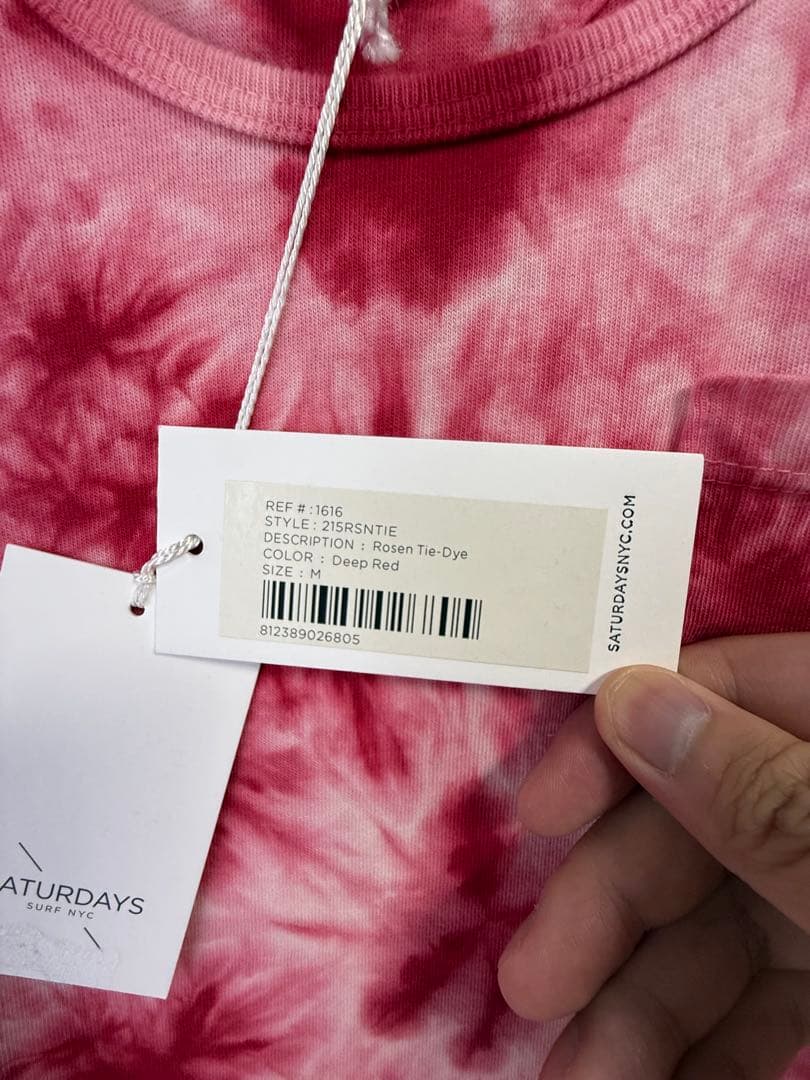 【キムタク着用】新品　私物　サタデーズサーフ　タイダイ染め　タンクトップ　M