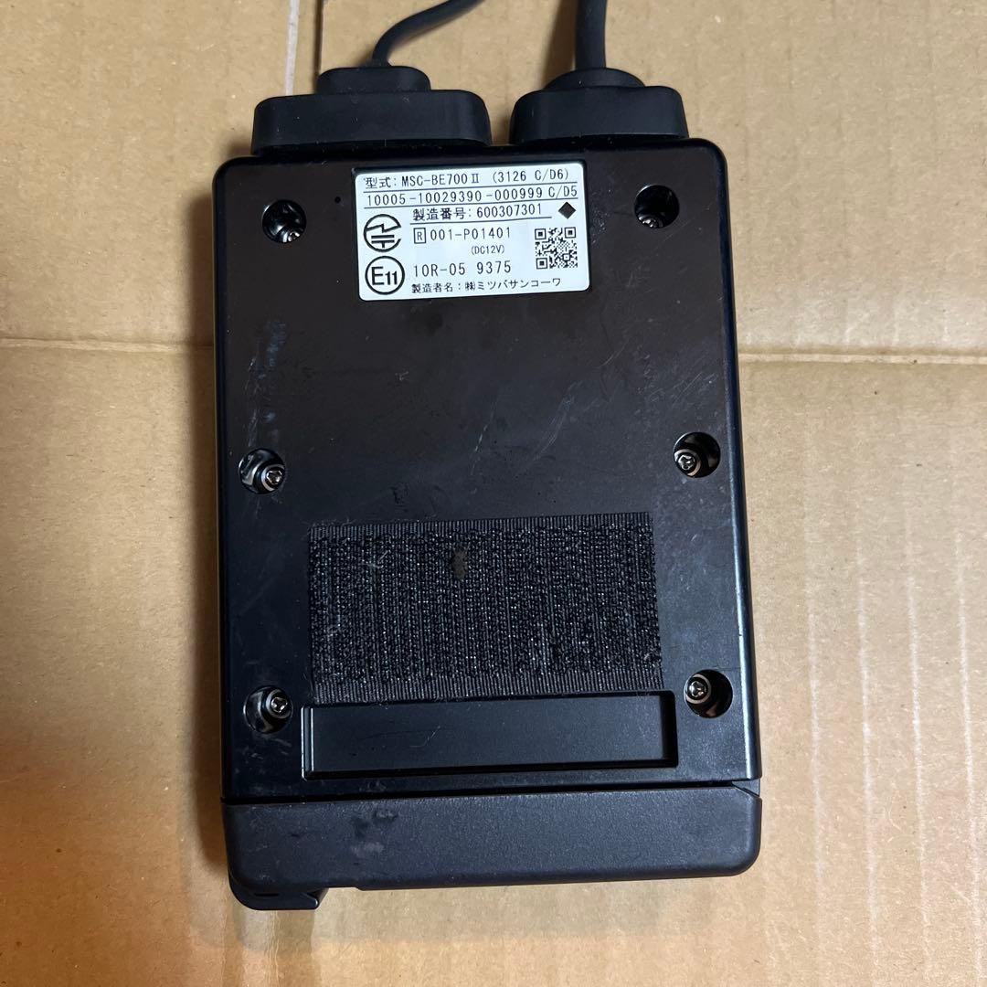 バイク用 2.0ETC車載器 分離型ミツバMSC-BE700Ⅱ