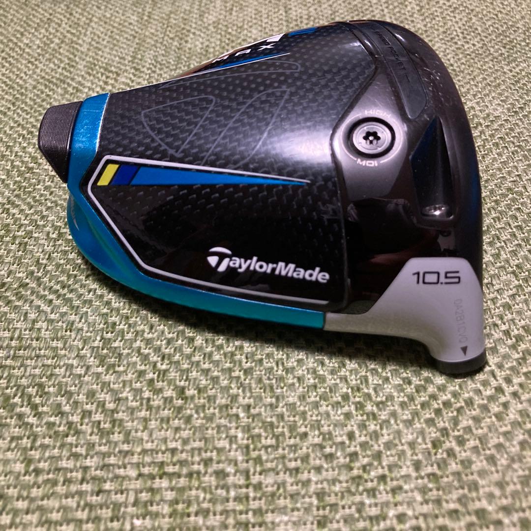 テーラーメイドSIM2MAXドライバー10.5°ヘッドのみ ヘッドカバー付き
