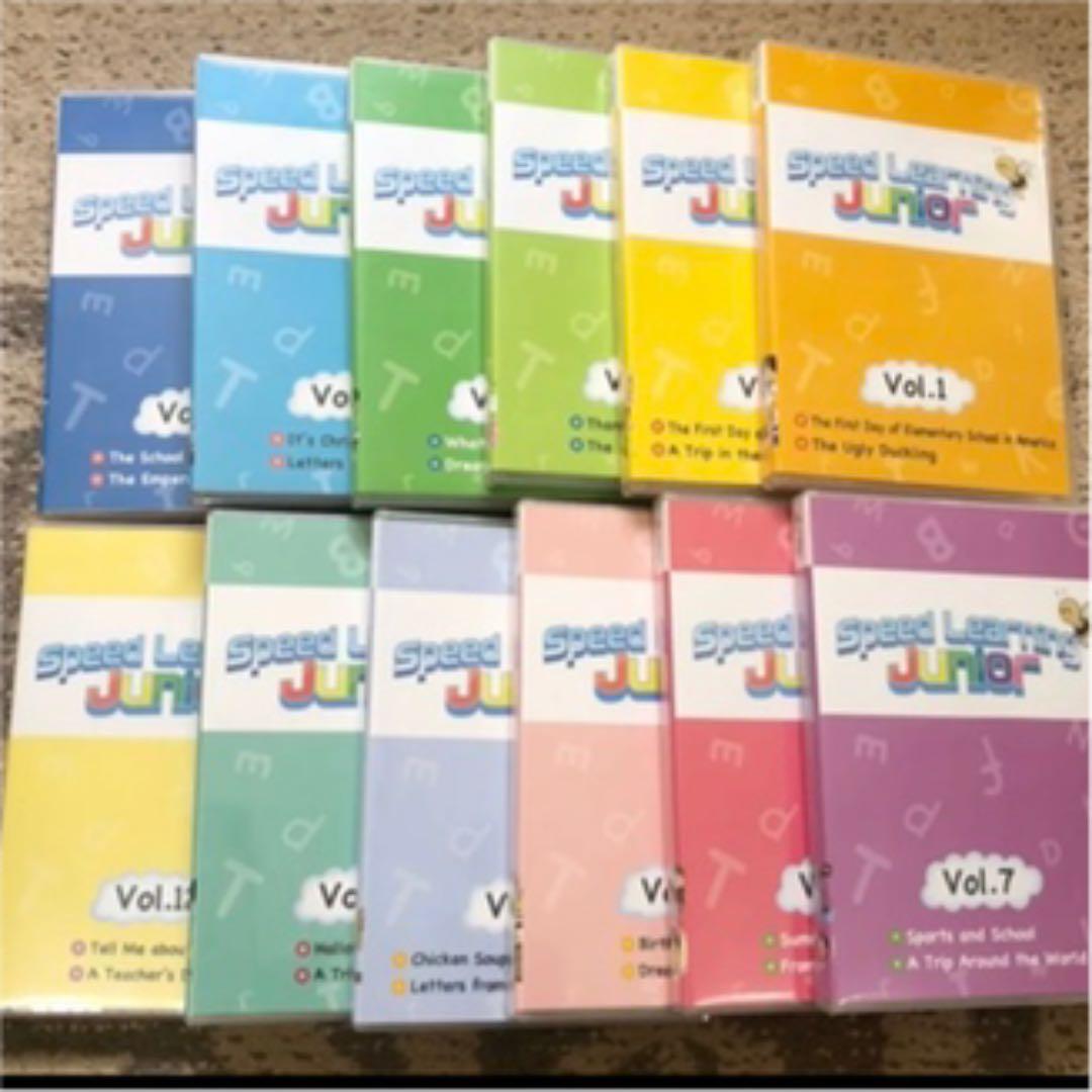 【大幅値下げ中】スピードラーニングジュニア　全12巻