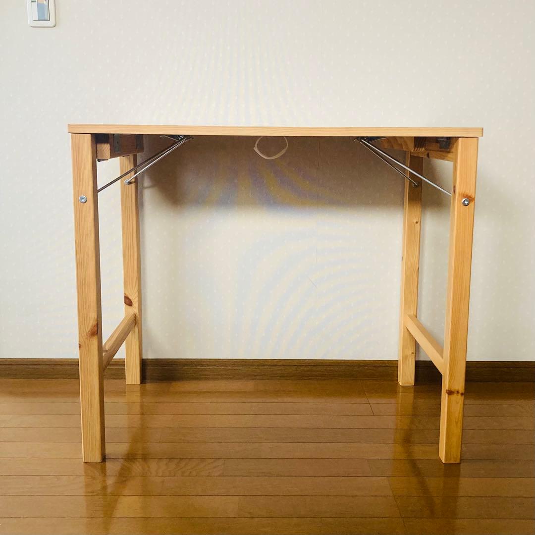 おしゃれ！便利！折り畳みテーブル＆チェアセット　送料込　独り暮らし　新生活