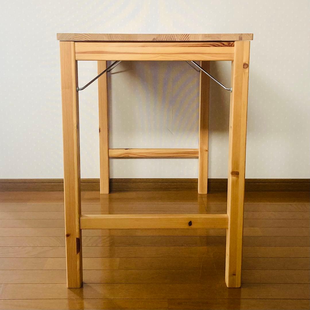 おしゃれ！便利！折り畳みテーブル＆チェアセット　送料込　独り暮らし　新生活