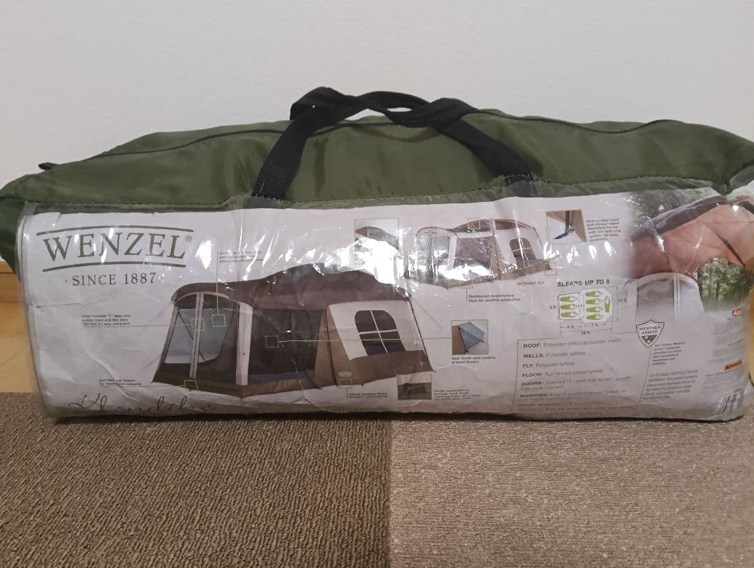 Wenzel Klondikeウェンゼル 2ルームテント・タープ 2回の使用