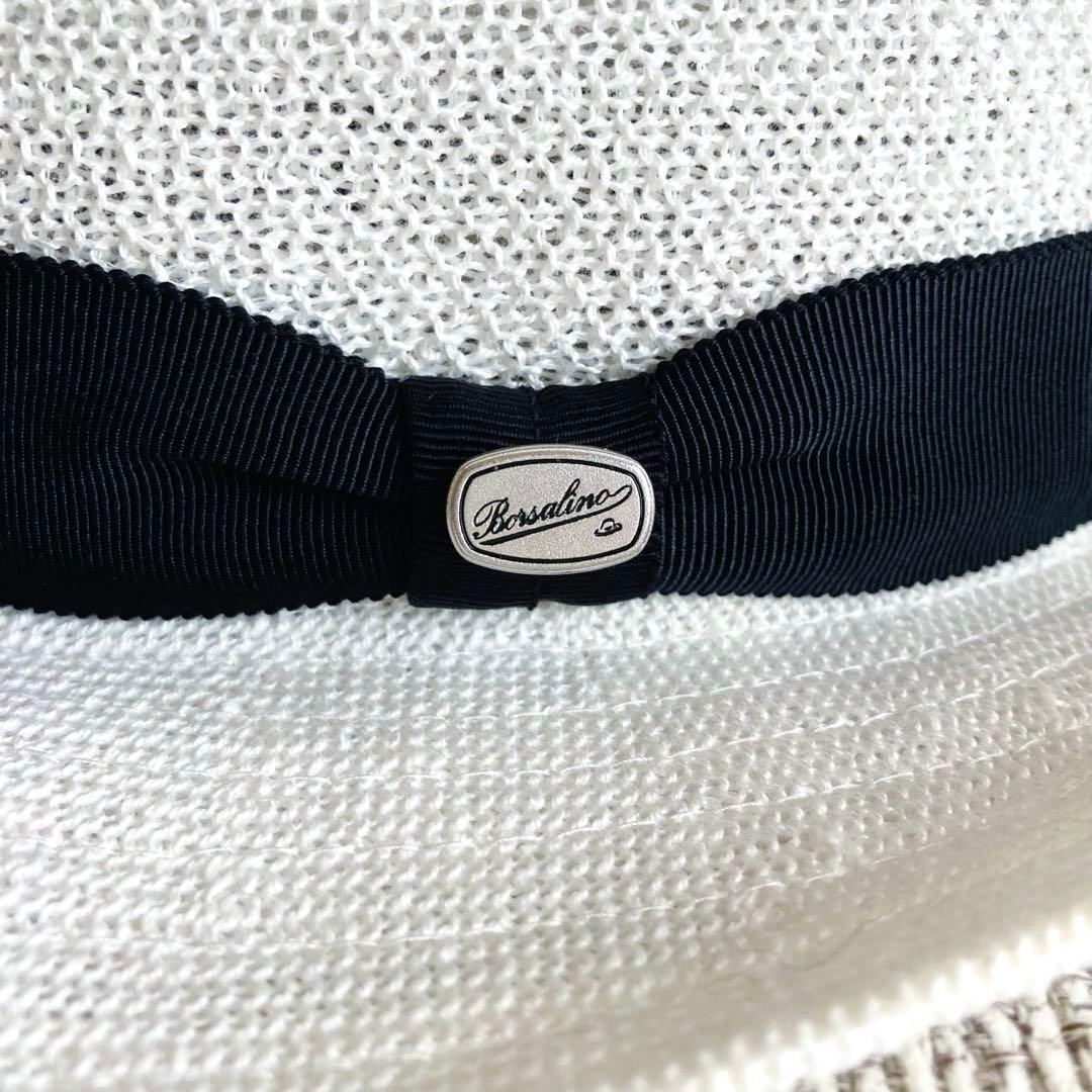 【未使用品】《ボルサリーノ×アメリカンラグシー》 サーモハット／パナマハット