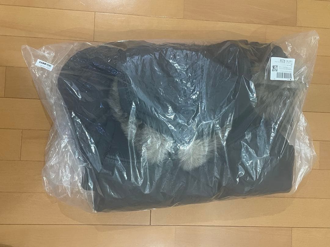 【GRANCY】ファーポケットデザインフェードN2Bジャケット　ブラック