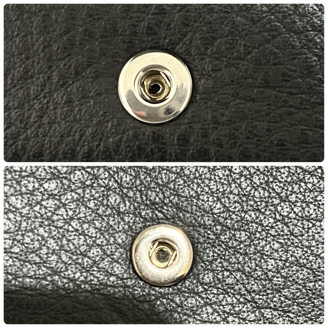 【美品✨】BALENCIAGA バレンシアガ　ペーパーミニウォレット　ブラック