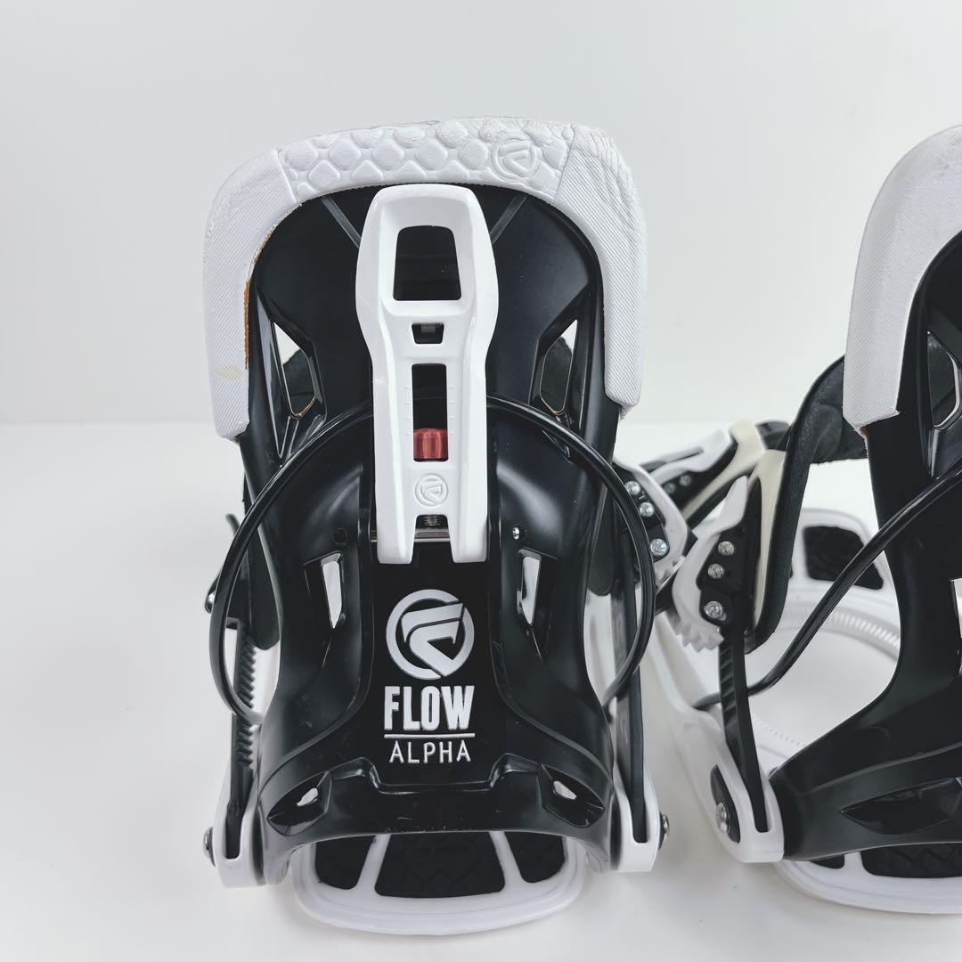 FLOW フロー スノーボード ビンディング ALPHA LG-Lホワイト