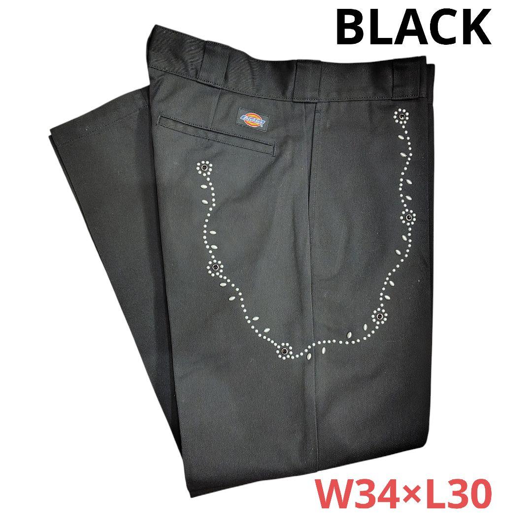 ディッキーズ874スタッズカスタム■W34キムタク木村拓哉HTC古着