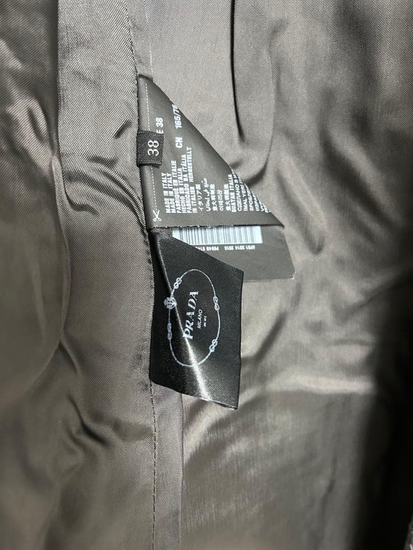 プラダ ウール コート サイズ 38