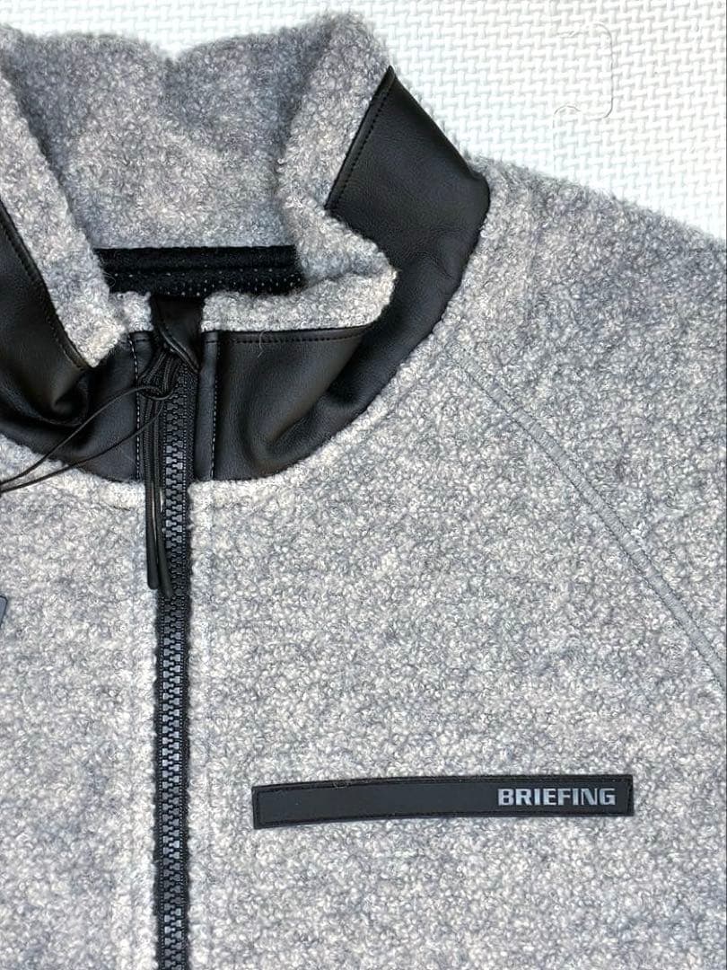 BRIEFING SH MS WOOL BOA BLOUSON（GRAY／M）