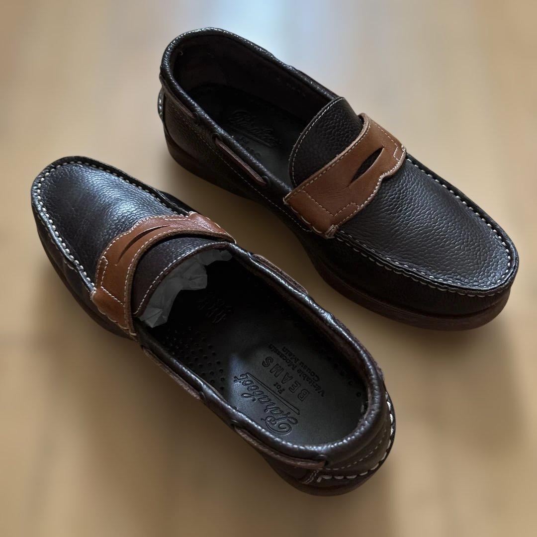 美品！Paraboot BEAMS別注 ローファー 本革
