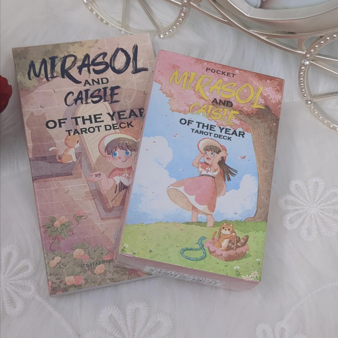【正規品タロットカード】癒し＆キュート✨少女と猫の物語のデッキ／ポータブル版