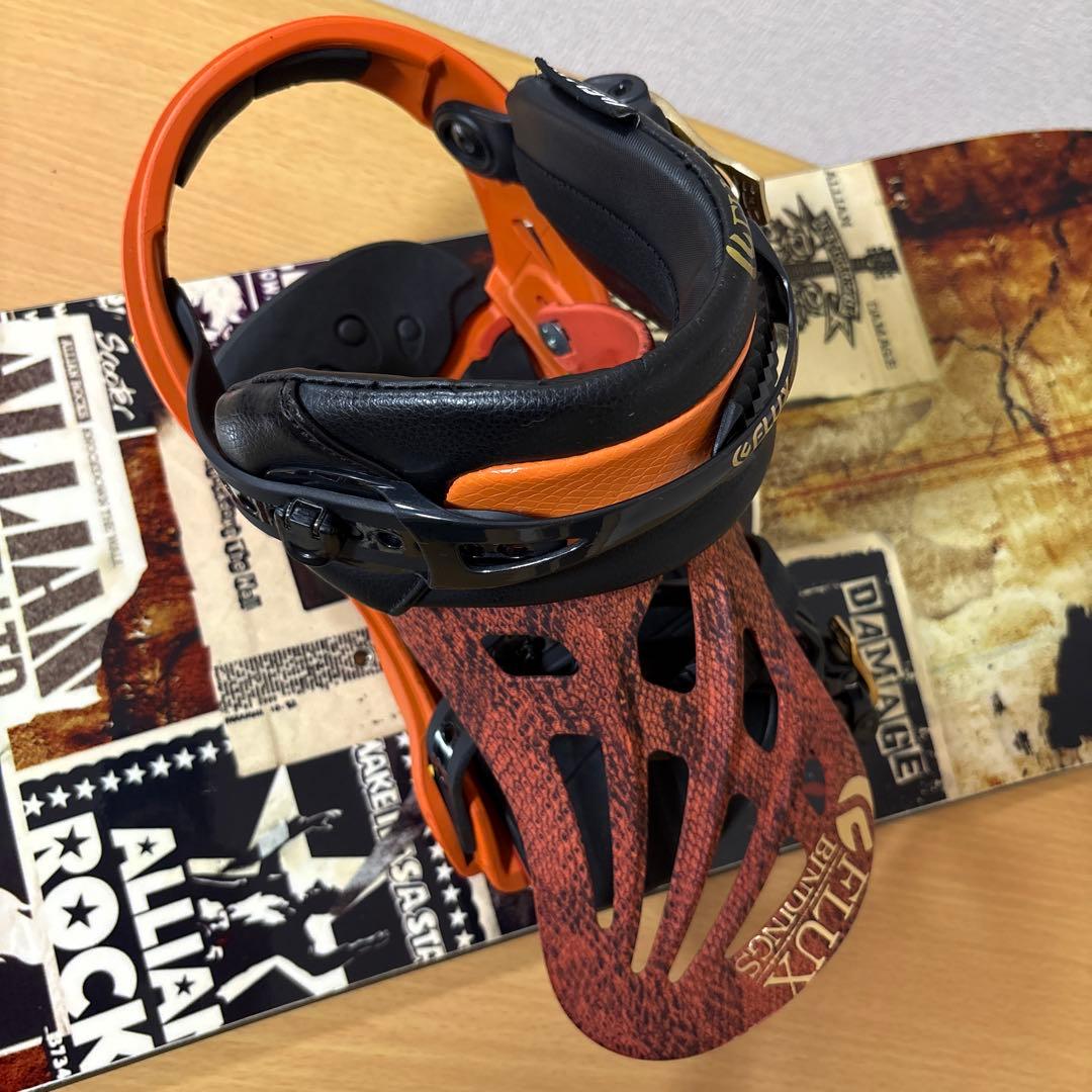 ALLIAN DAMAGE 150 スノーボード FLUX ビンディング セット
