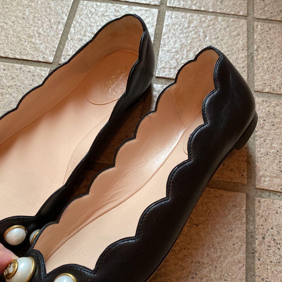 【美品】GUCCI バレエシューズ 36.5