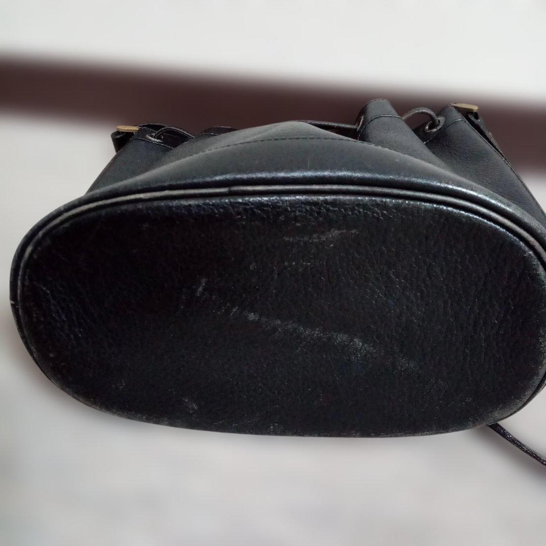 バーバリー 巾着　レザー　ショルダーバッグ