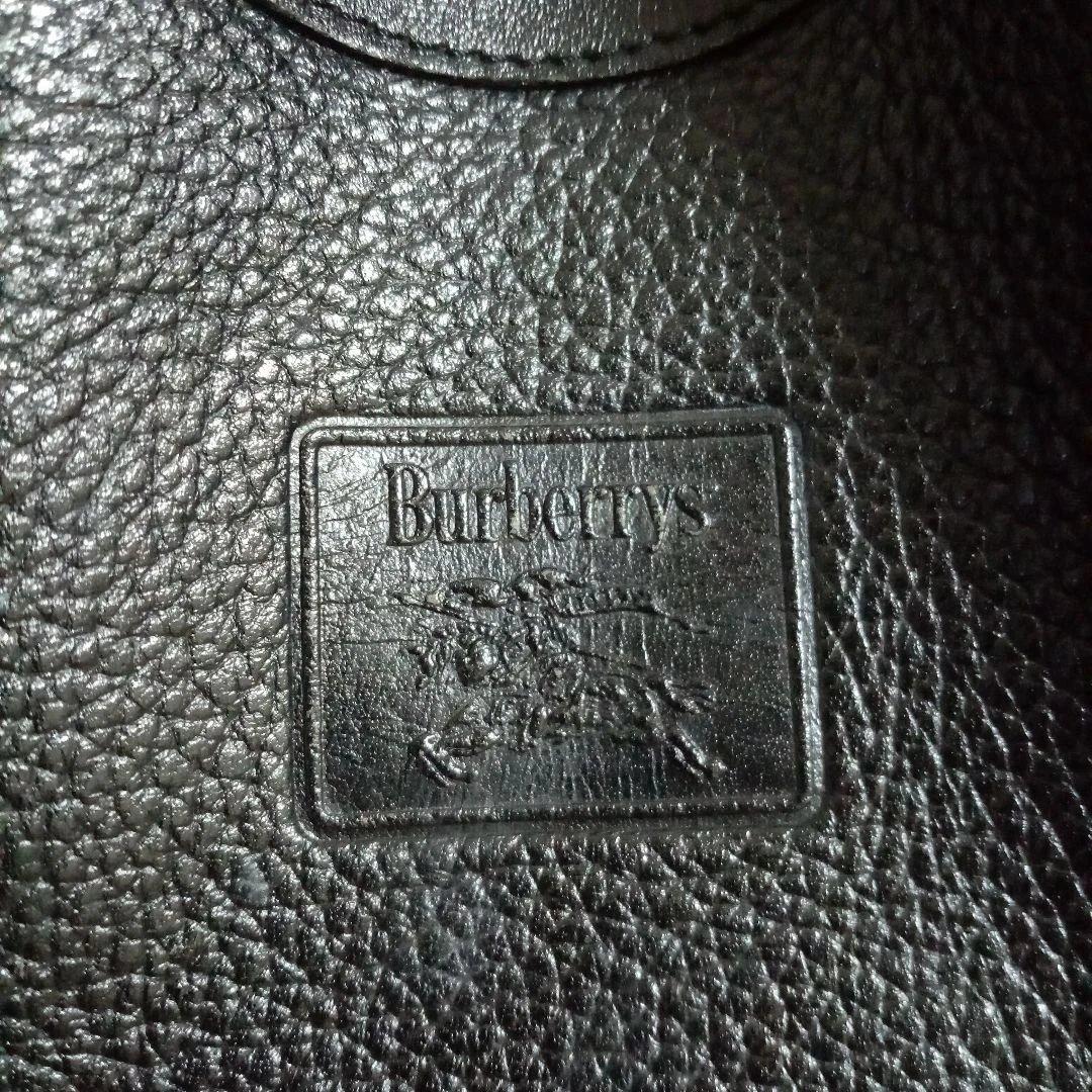 バーバリー 巾着　レザー　ショルダーバッグ