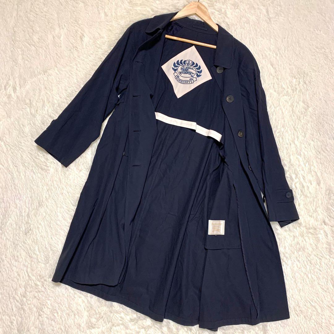 『BURBERRYS』バーバリーズ（9）白タグ 薄手 ステンカラーコート