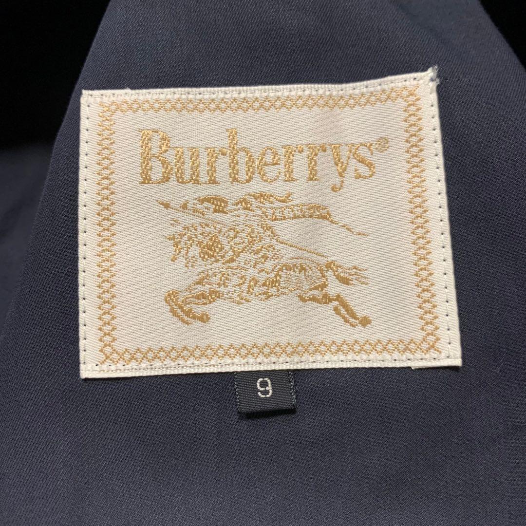 『BURBERRYS』バーバリーズ（9）白タグ 薄手 ステンカラーコート