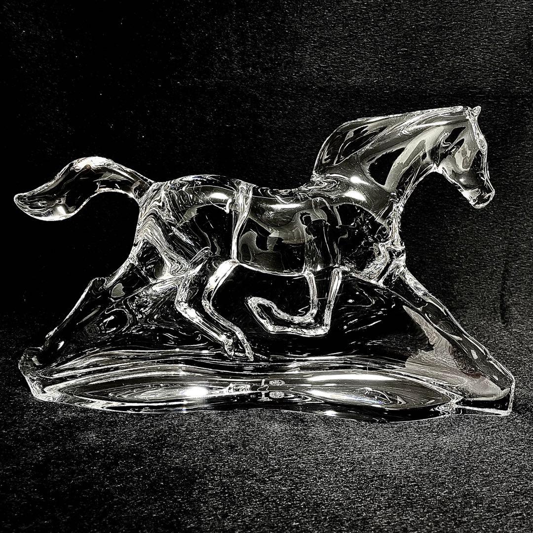 【特大】希少 Baccarat バカラ 馬 ホース クリスタル 【箱付】