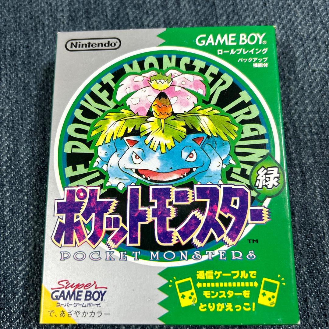 新品未開封　ポケットモンスター緑　ゲームボーイソフト　ポケモン希少　フシギバナ