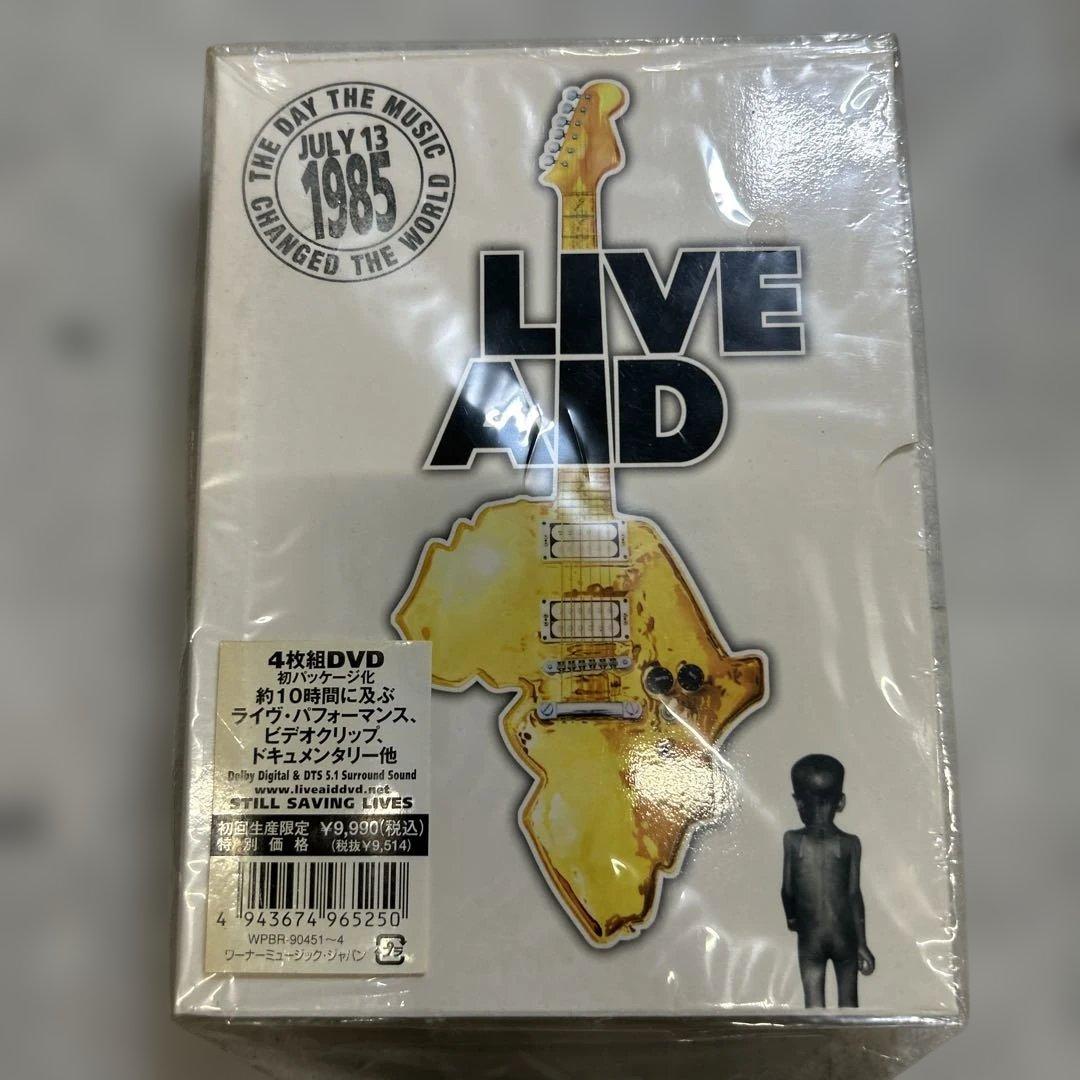 LIVE AID 4枚組DVD 初回生産限定
