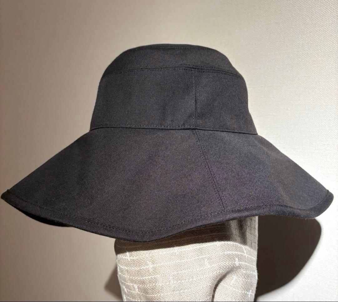 【新品未使用】サンバリア100 ナチュラルハット 黒　Lサイズ