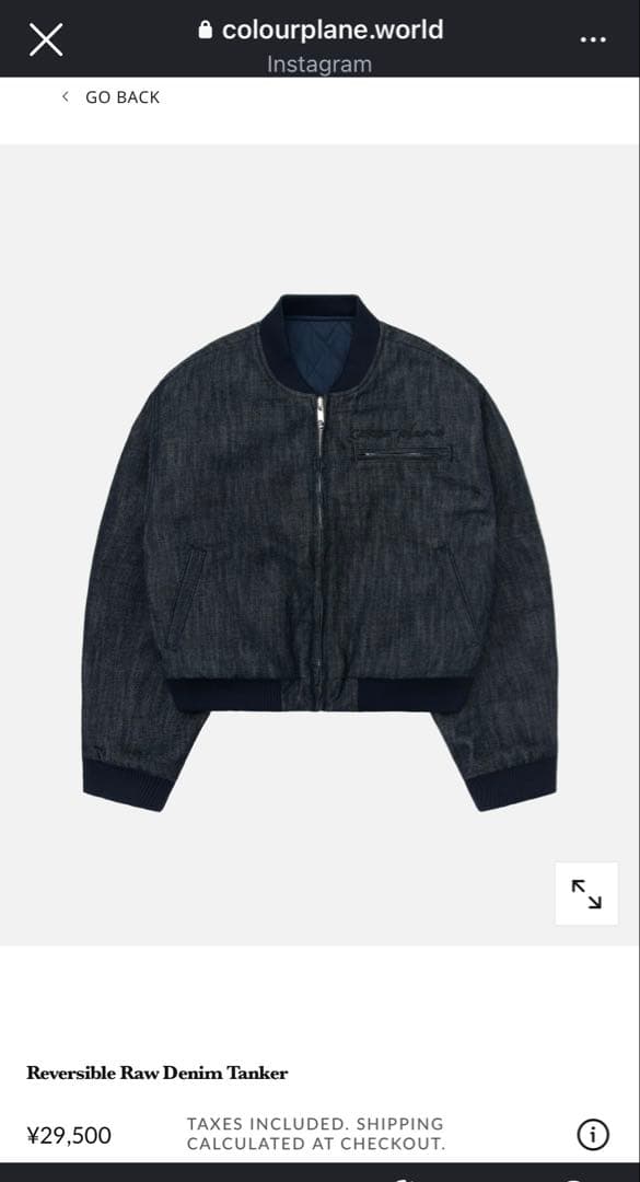 ネイビー MA-1ジャケット colour-plane