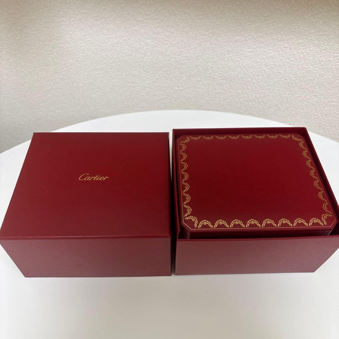 【美品】Cartier レッドレザーボックス