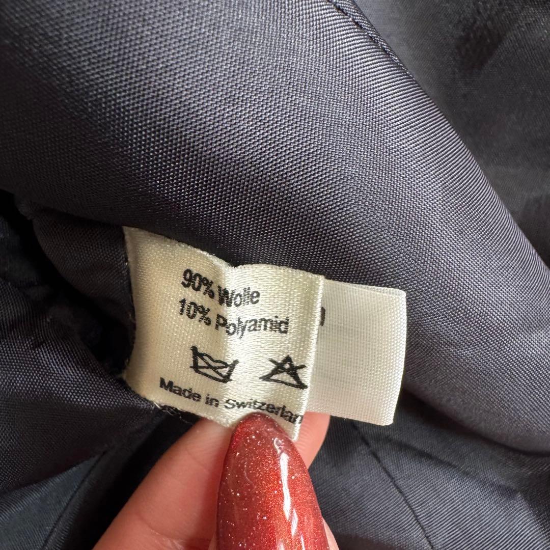 アクリス　AKRIS ネイビー　ゴールドボタン　ジャケット