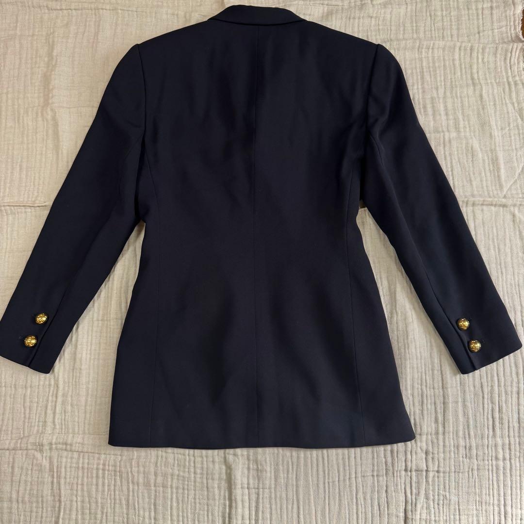 アクリス　AKRIS ネイビー　ゴールドボタン　ジャケット