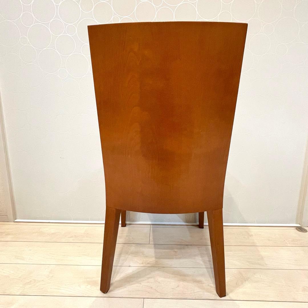 【Calligaris】イタリア製 ダイニングチェア 本革 木製チェア 椅子