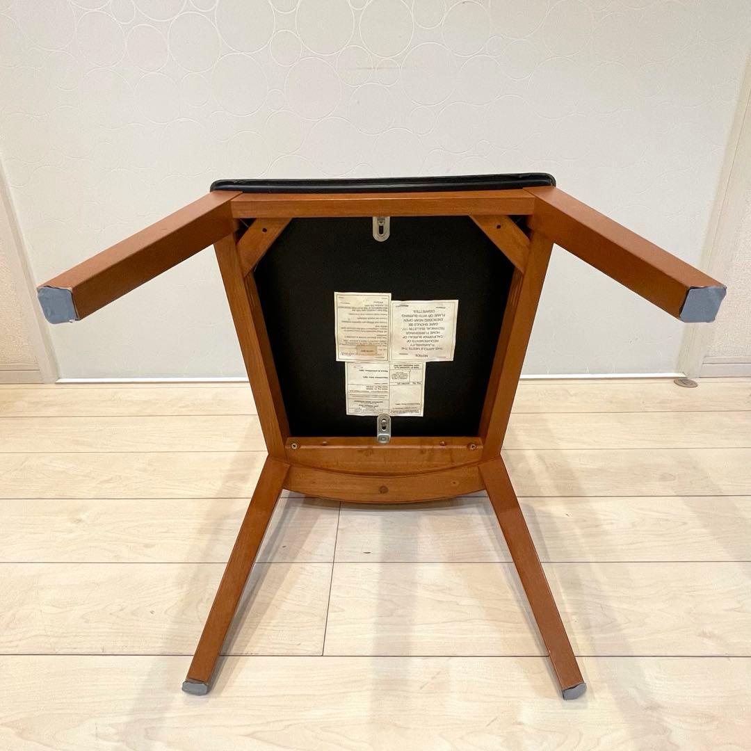 【Calligaris】イタリア製 ダイニングチェア 本革 木製チェア 椅子