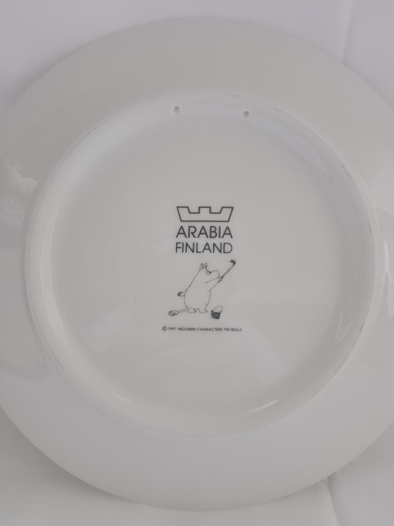 アラビア ARABIA ムーミン プレート JOULUTERVEHDYS 保管品