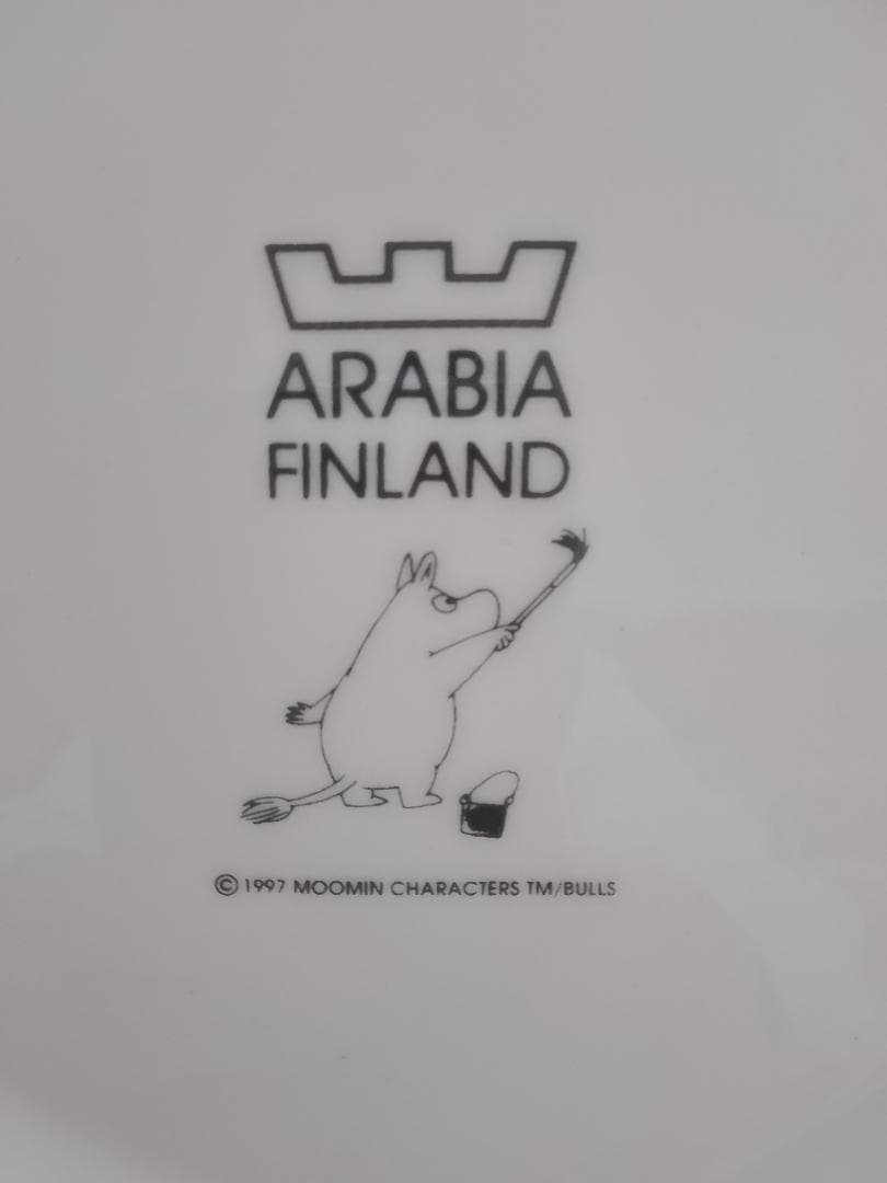 アラビア ARABIA ムーミン プレート JOULUTERVEHDYS 保管品