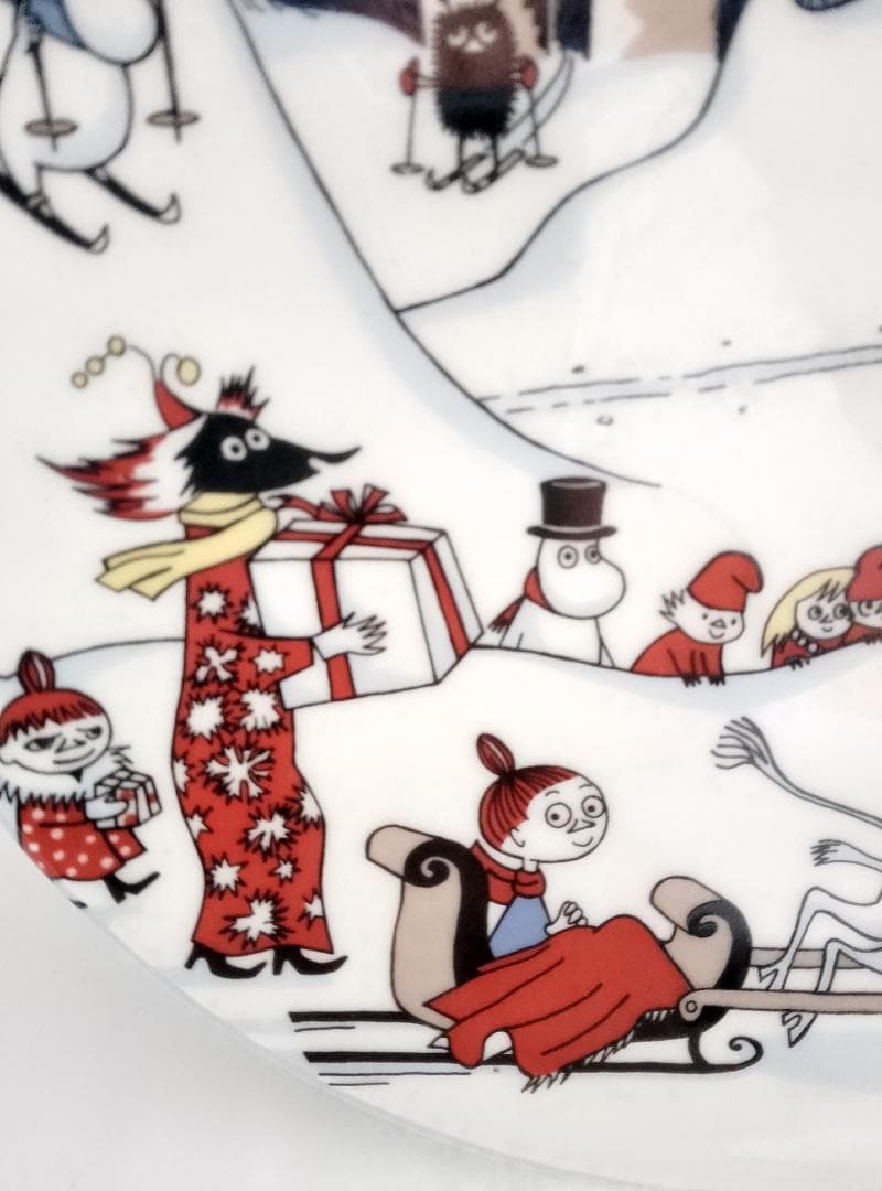 アラビア ARABIA ムーミン プレート JOULUTERVEHDYS 保管品