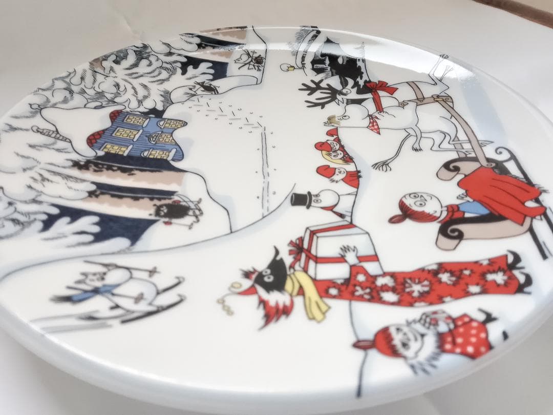 アラビア ARABIA ムーミン プレート JOULUTERVEHDYS 保管品