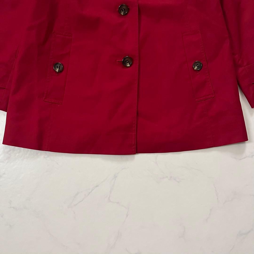 バーバリーロンドン ステンカラーコート　2WAY ライナー付　赤　11号