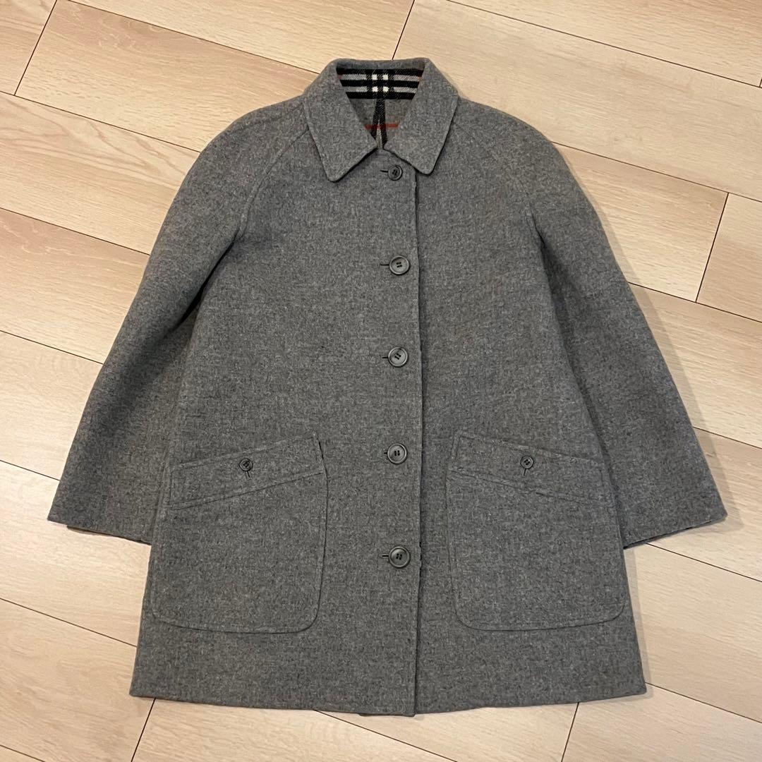 BURBERRY coat ウール素材 リバーシブルコート