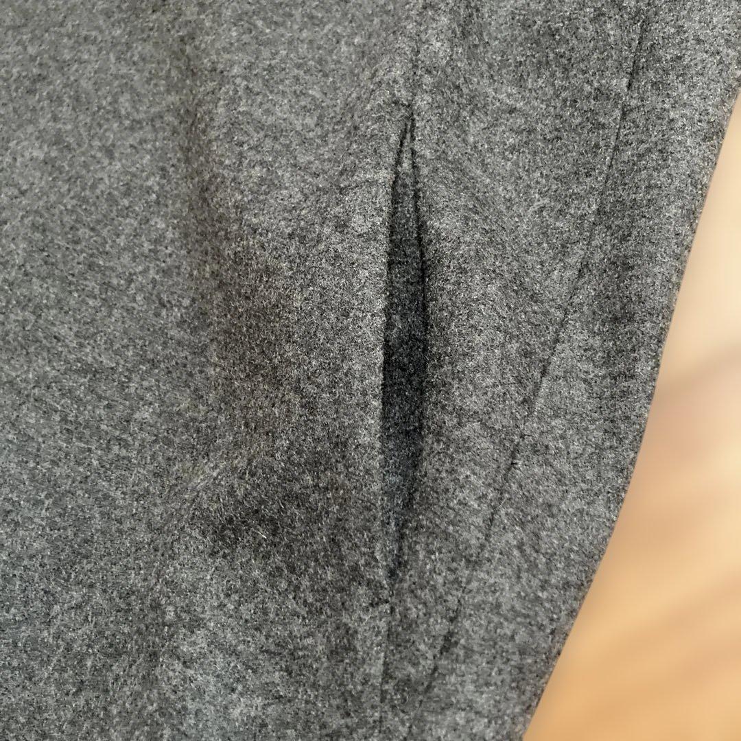 23区 ジャンパースカート グレー Vネック ワンピース 44