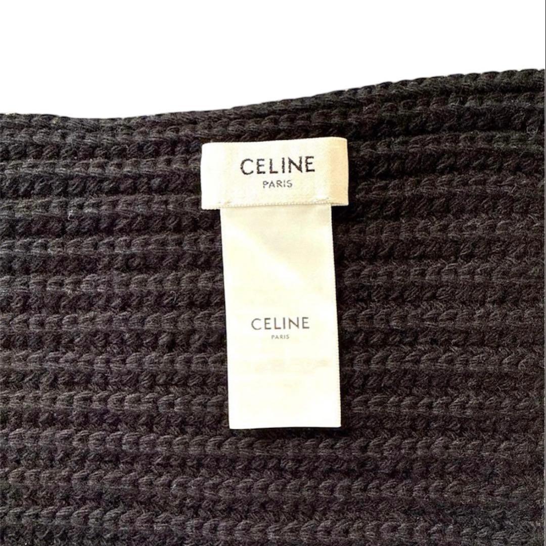 mama　celine セリーヌ　マフラー　ロゴ