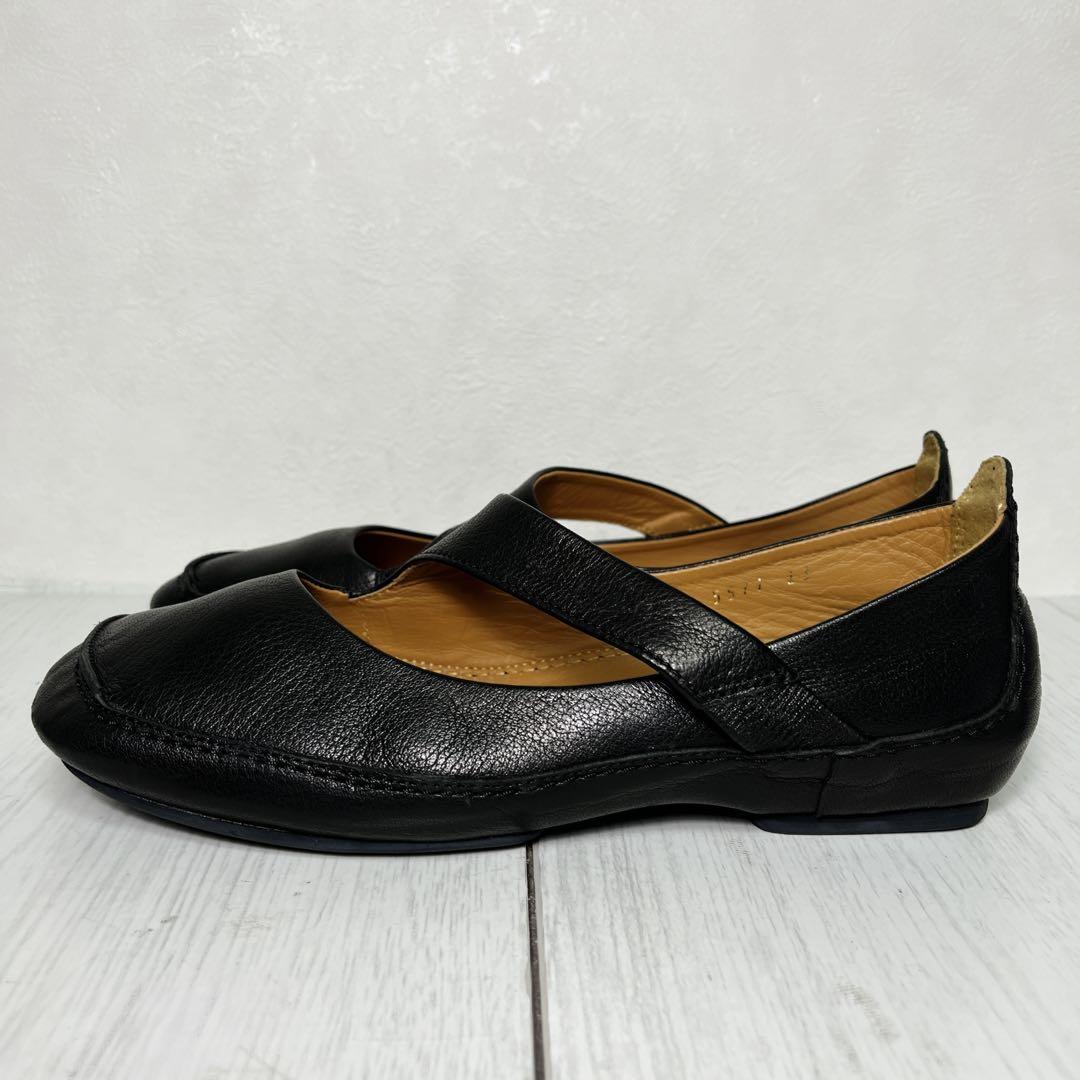 SAYA 23㎝ フラットシューズ 本革 メリージェーン