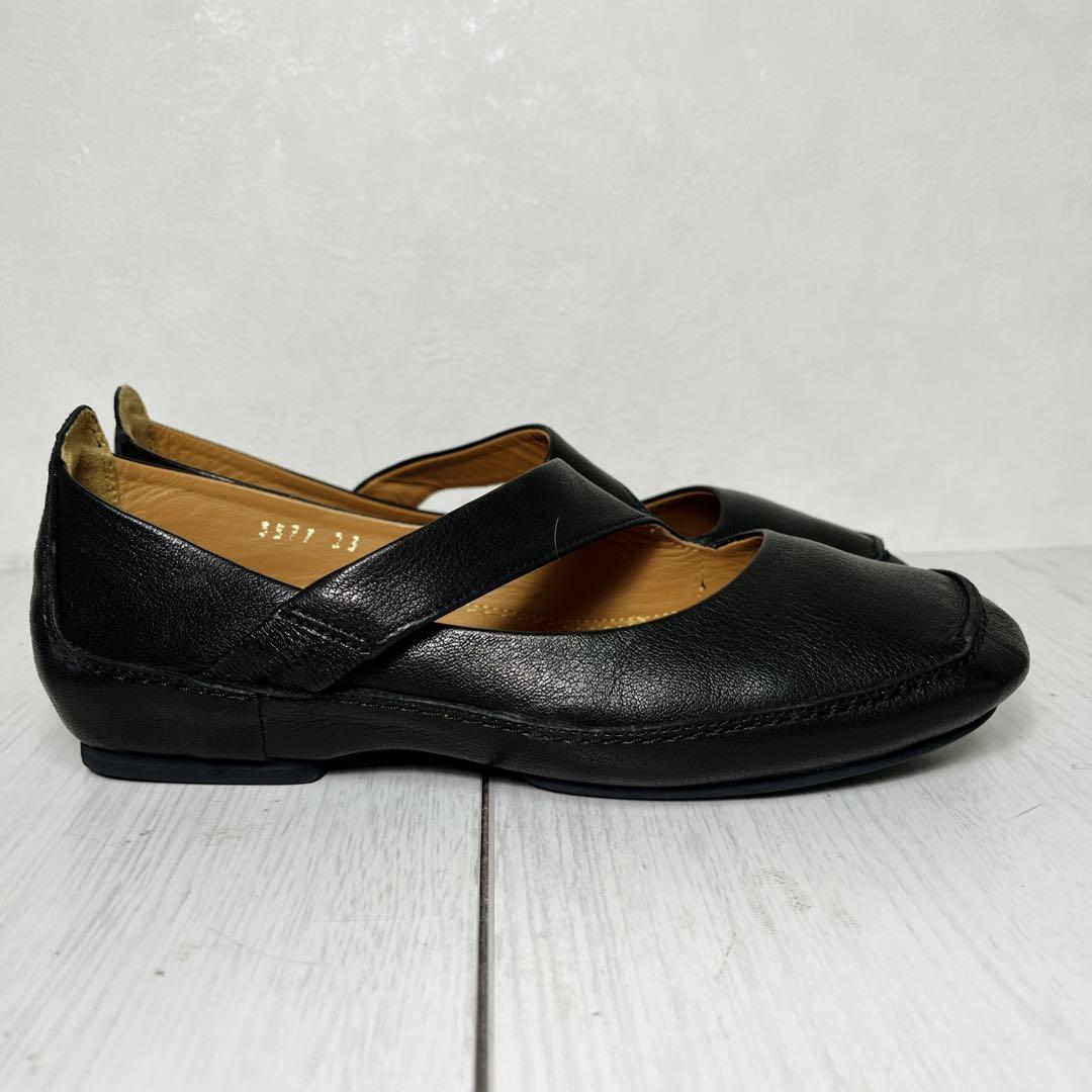 SAYA 23㎝ フラットシューズ 本革 メリージェーン