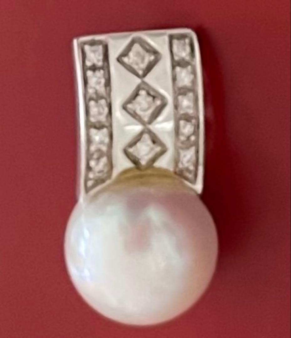 限界‼️ベトナムのパールのペンダントトップ❣️❣️12mm玉❗️14K❗️裏？に小さな傷