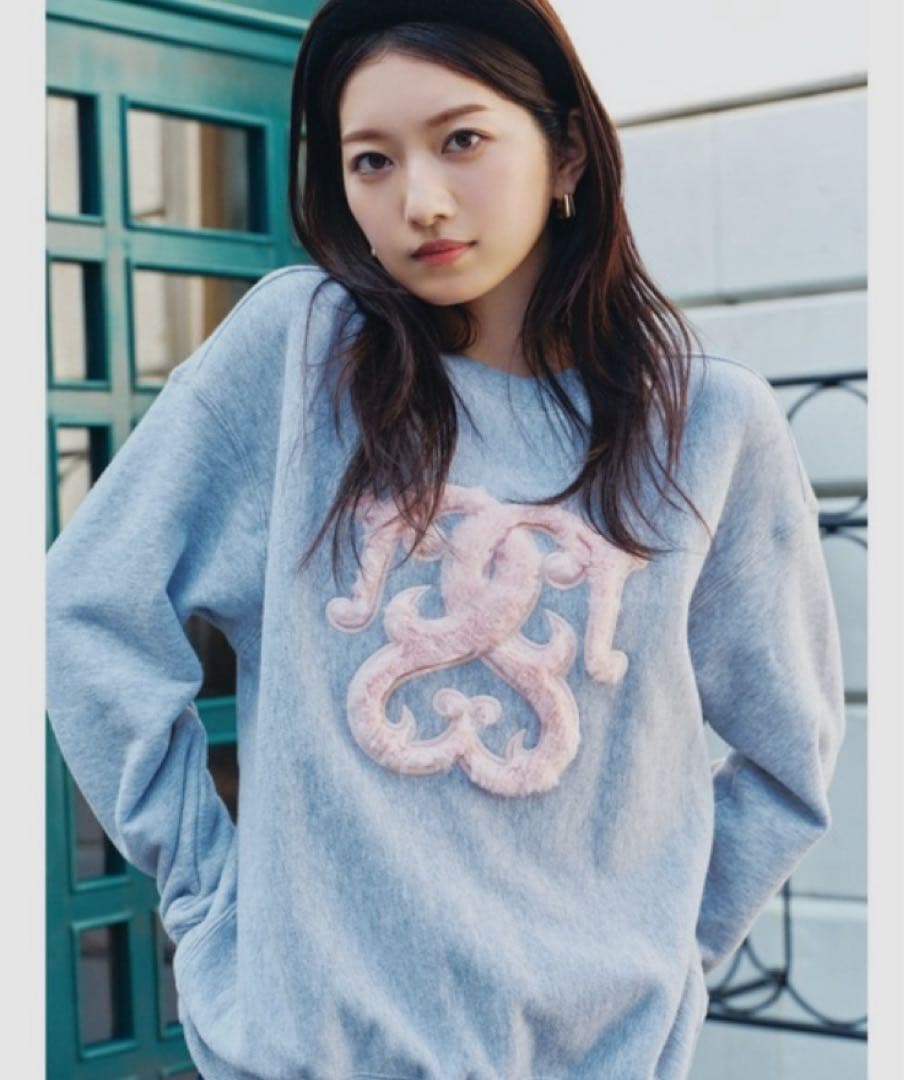 SNIDEL WEB限定 ボアロゴスウェット