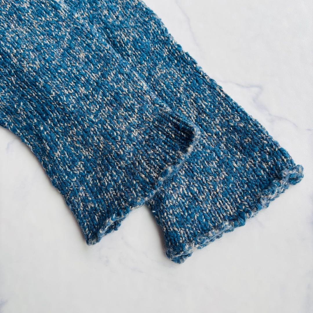 45R チュニック ウールミックス インディゴ