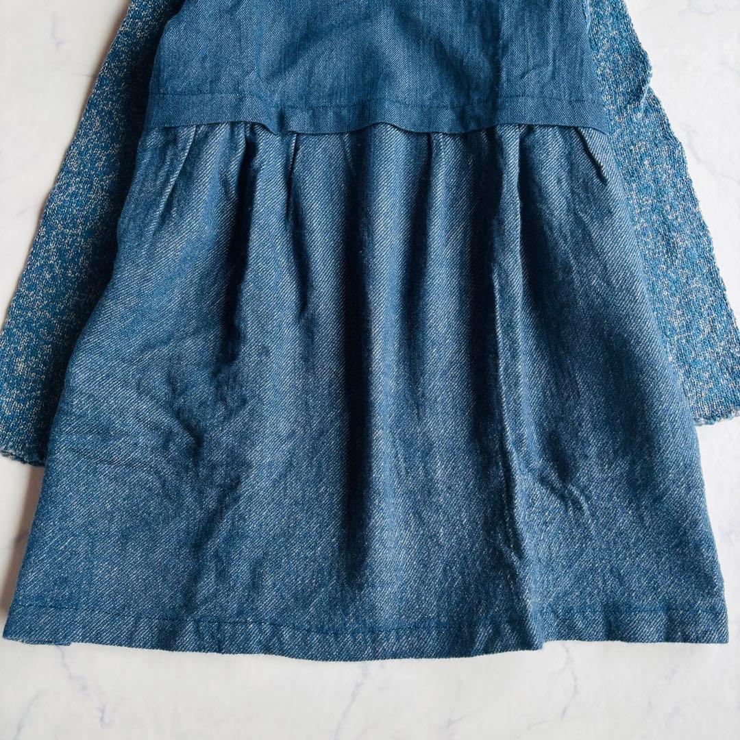 45R チュニック ウールミックス インディゴ